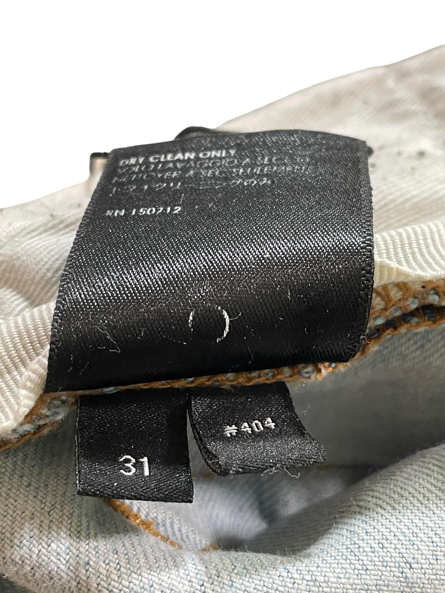 Amiri Light Wash Bleached Thrasher Jeans