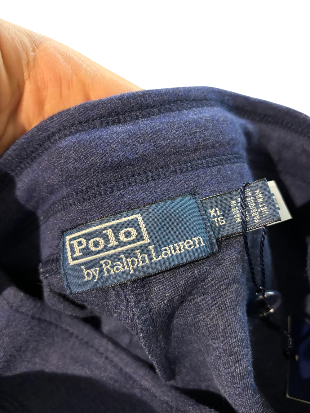 Polo Velour Navy Sweats