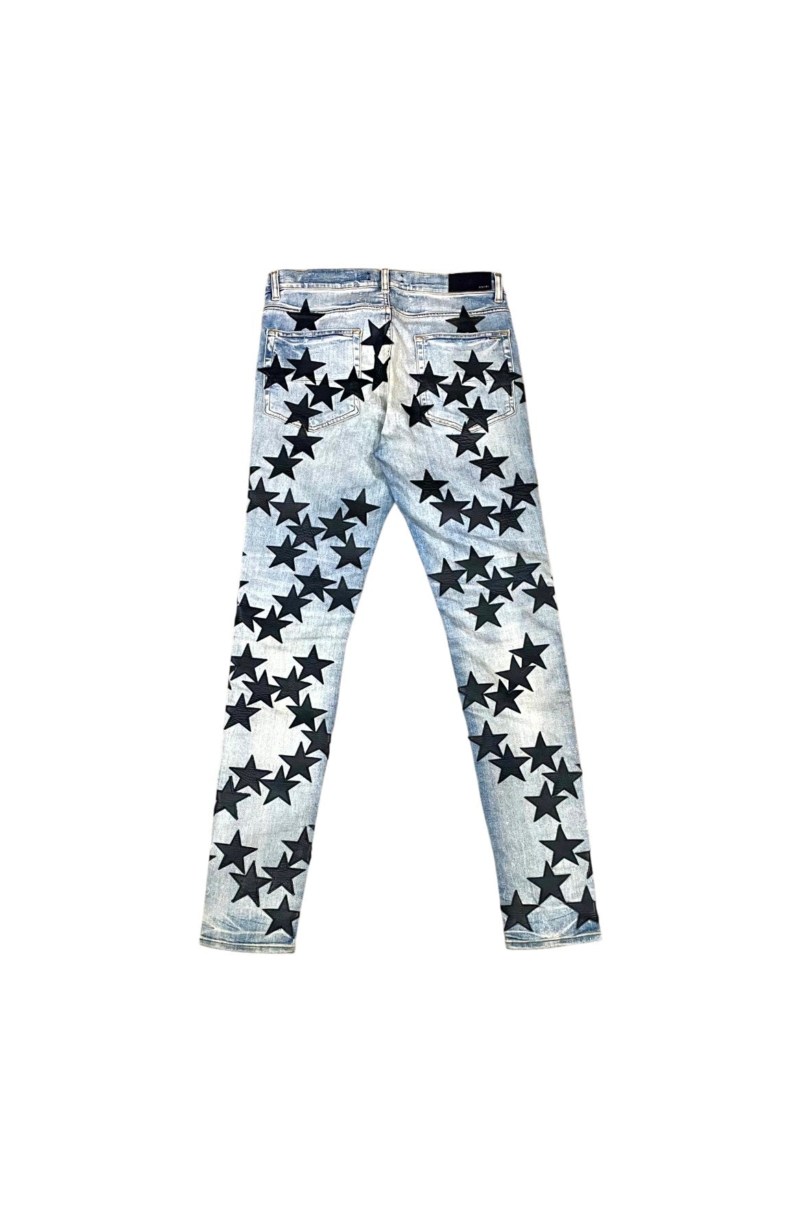Amiri Chemist Stars Light Wash & Black Jeans