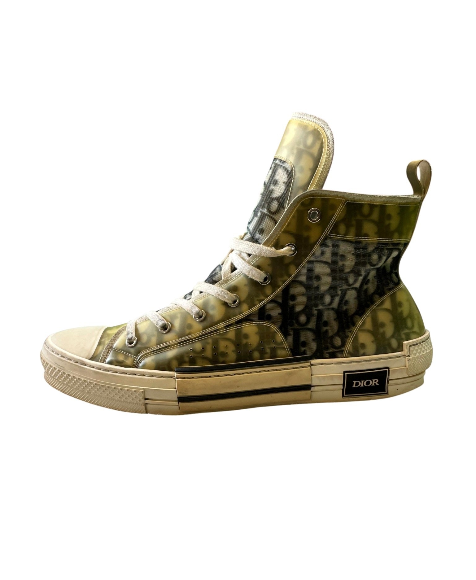 Dior "B23 Monogram" (Yellowed) & White Sneakers