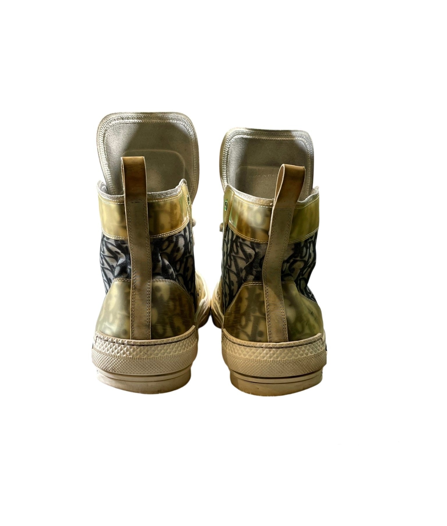 Dior "B23 Monogram" (Yellowed) & White Sneakers