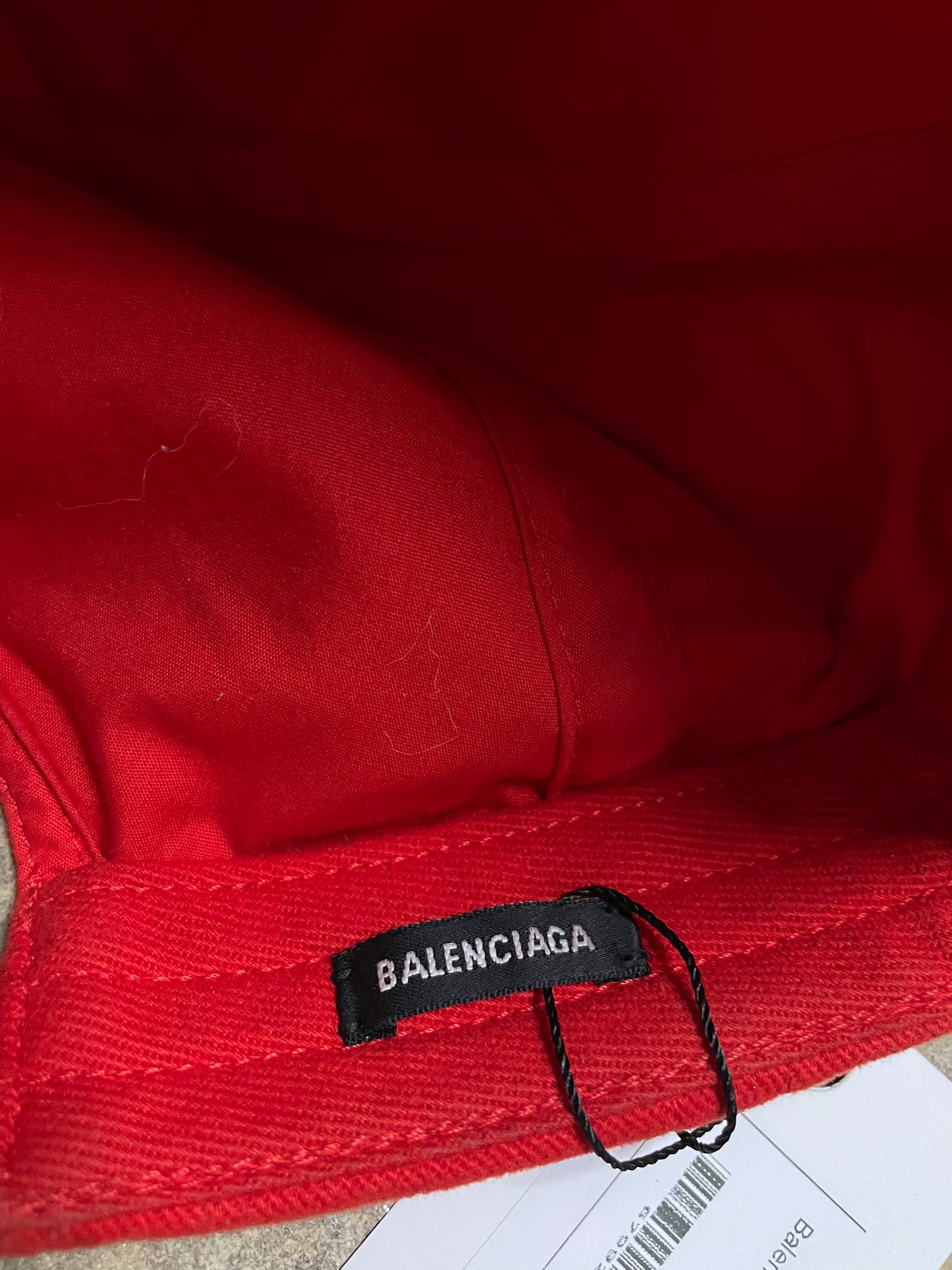 Balenciaga BB Logo Cap Red Used OS