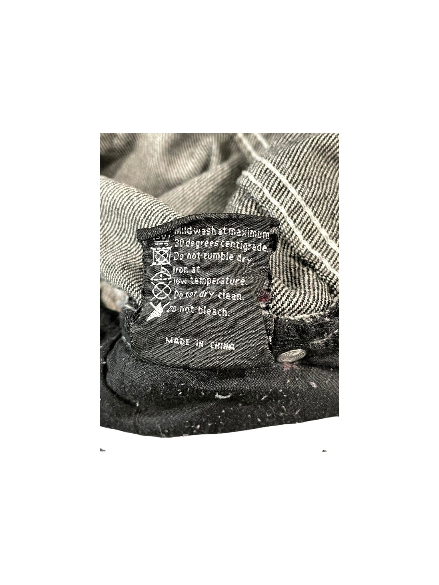 Who Decides War Stained Glass Black Flame Jeans
