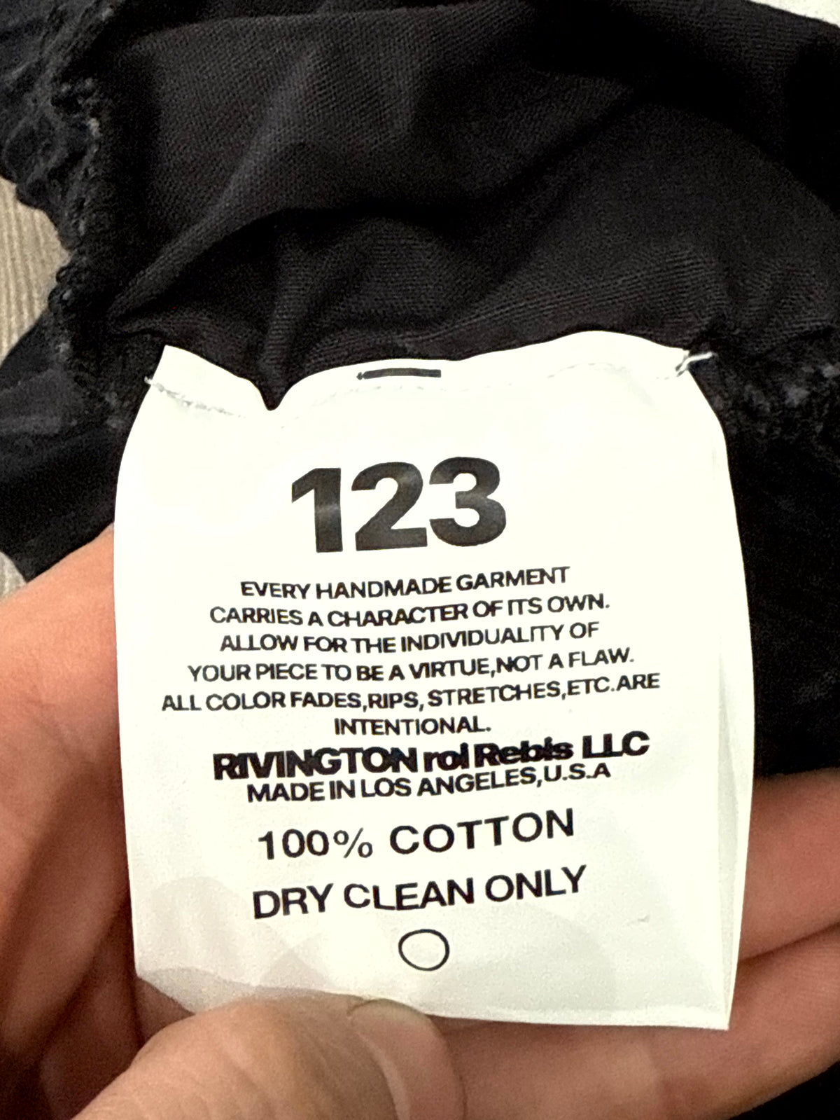 Rivington 123 Camo Trappist Penta Black Pants