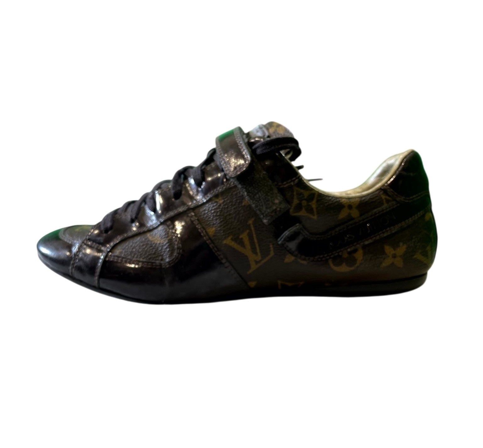 Louis Vuitton Strap Monogram Brown Shoes