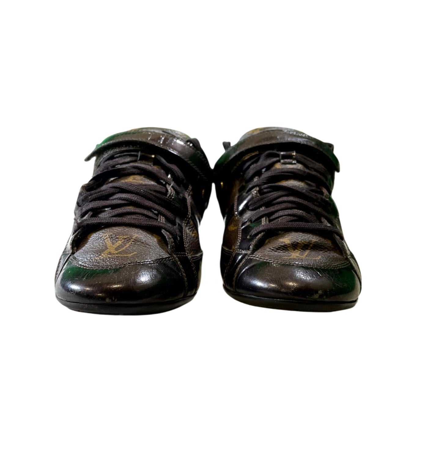 Louis Vuitton Strap Monogram Brown Shoes