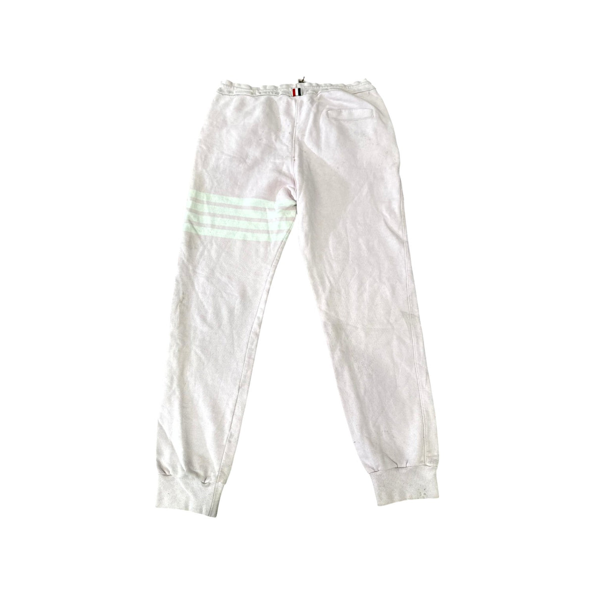 Thom Browne 4 Bar Pink & White Sweats