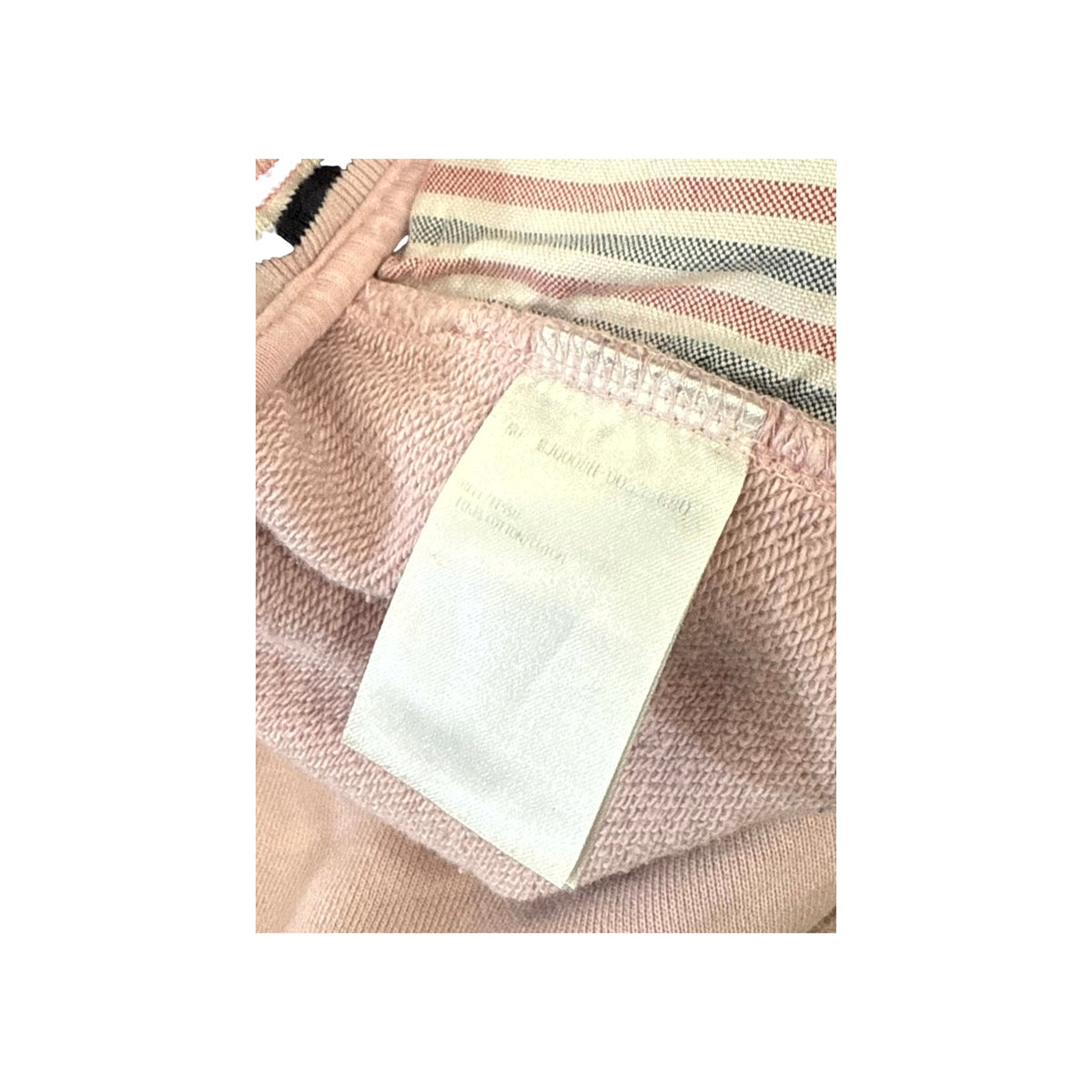 Thom Browne 4 Bar Pink & White Sweats