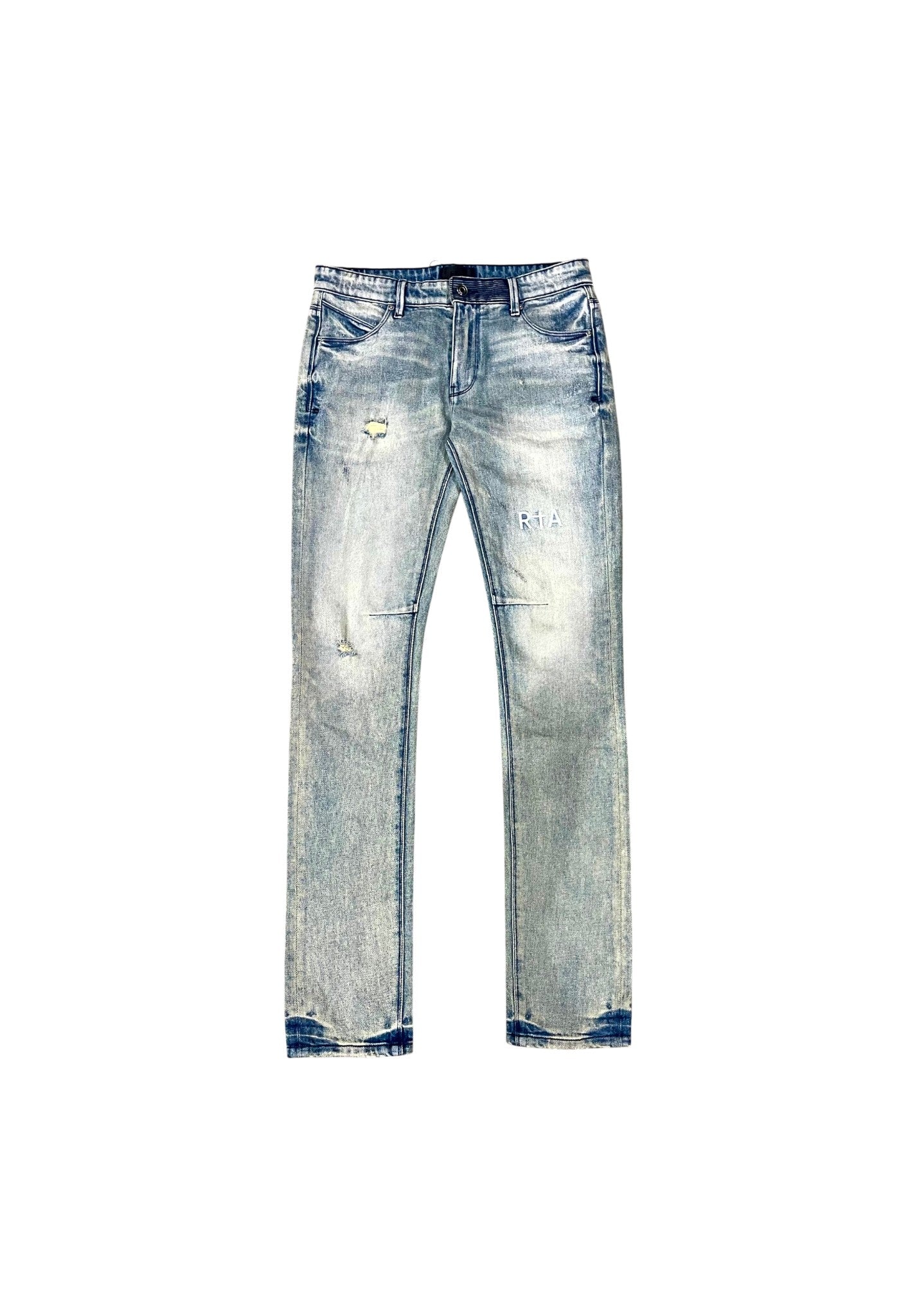 RTA Distressed Vintage Wash Jeans