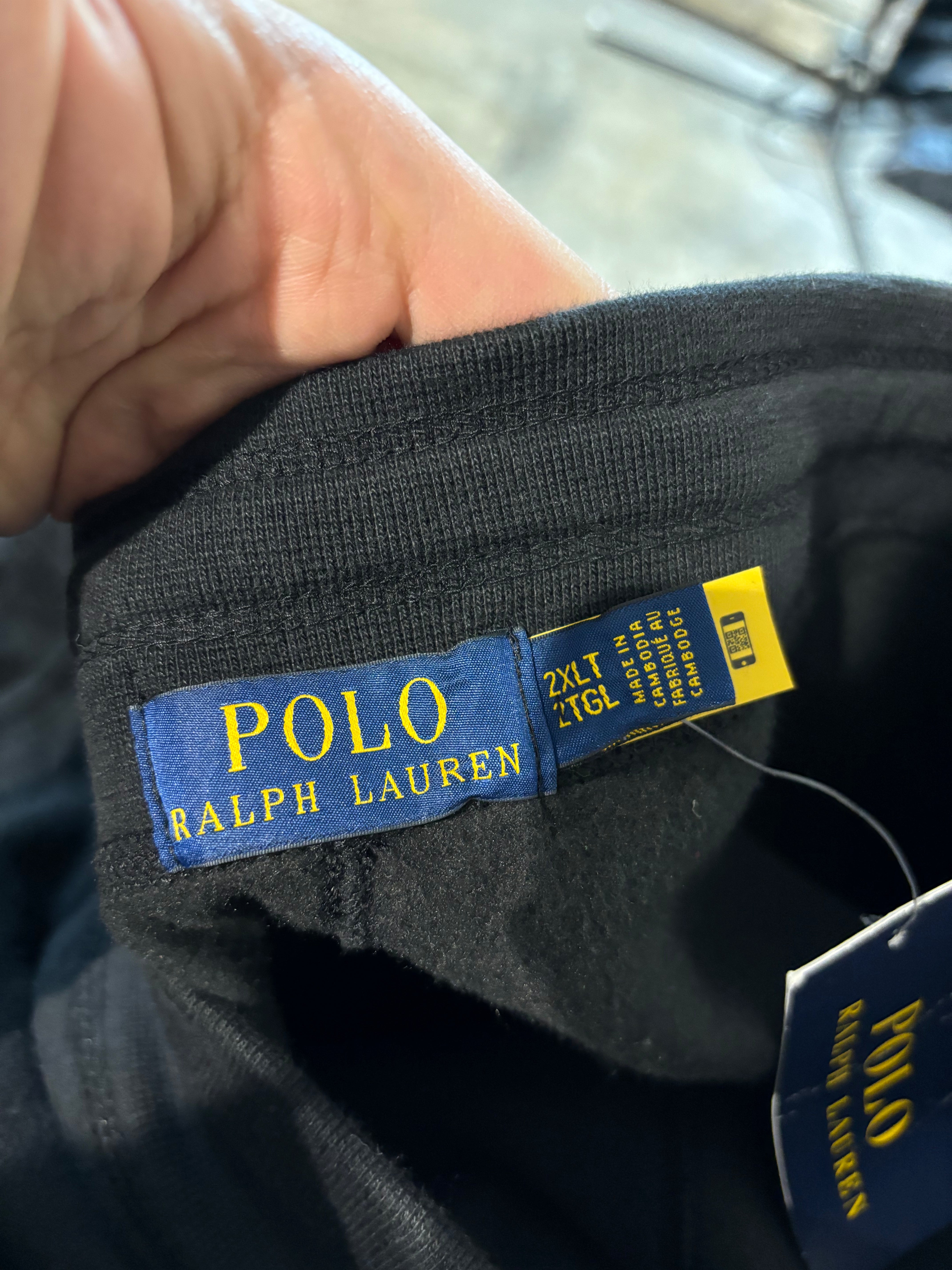 Polo Sweats Black XXXL  New
