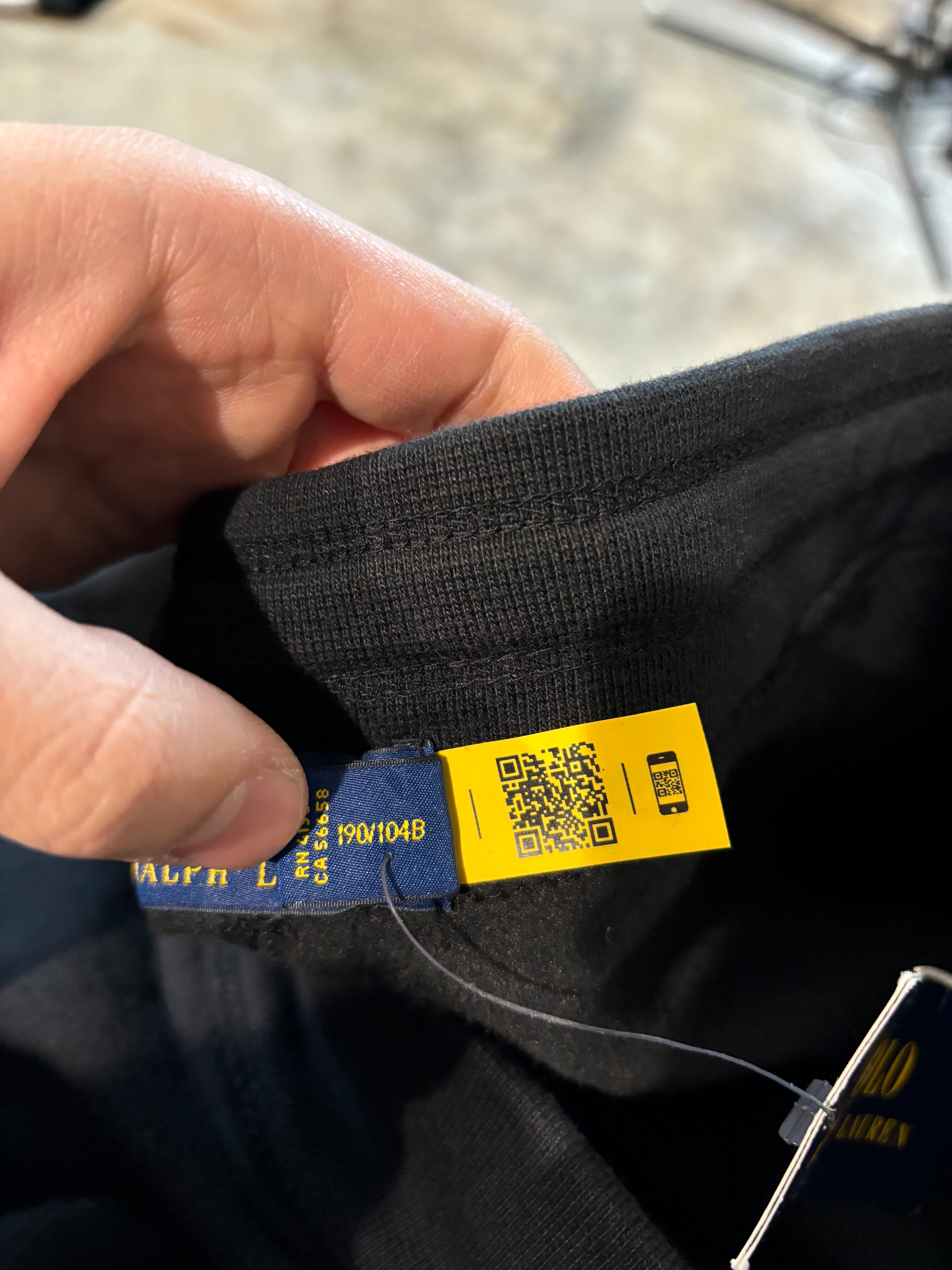 Polo Sweats Black XXXL  New