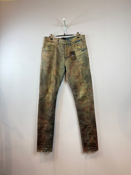 Purple Brand Multi Color Dye Jeans