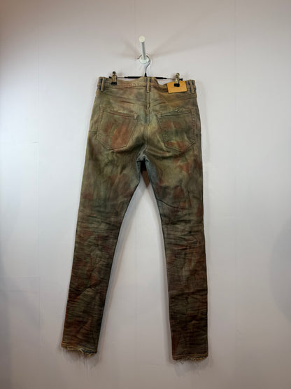 Purple Brand Multi Color Dye Jeans