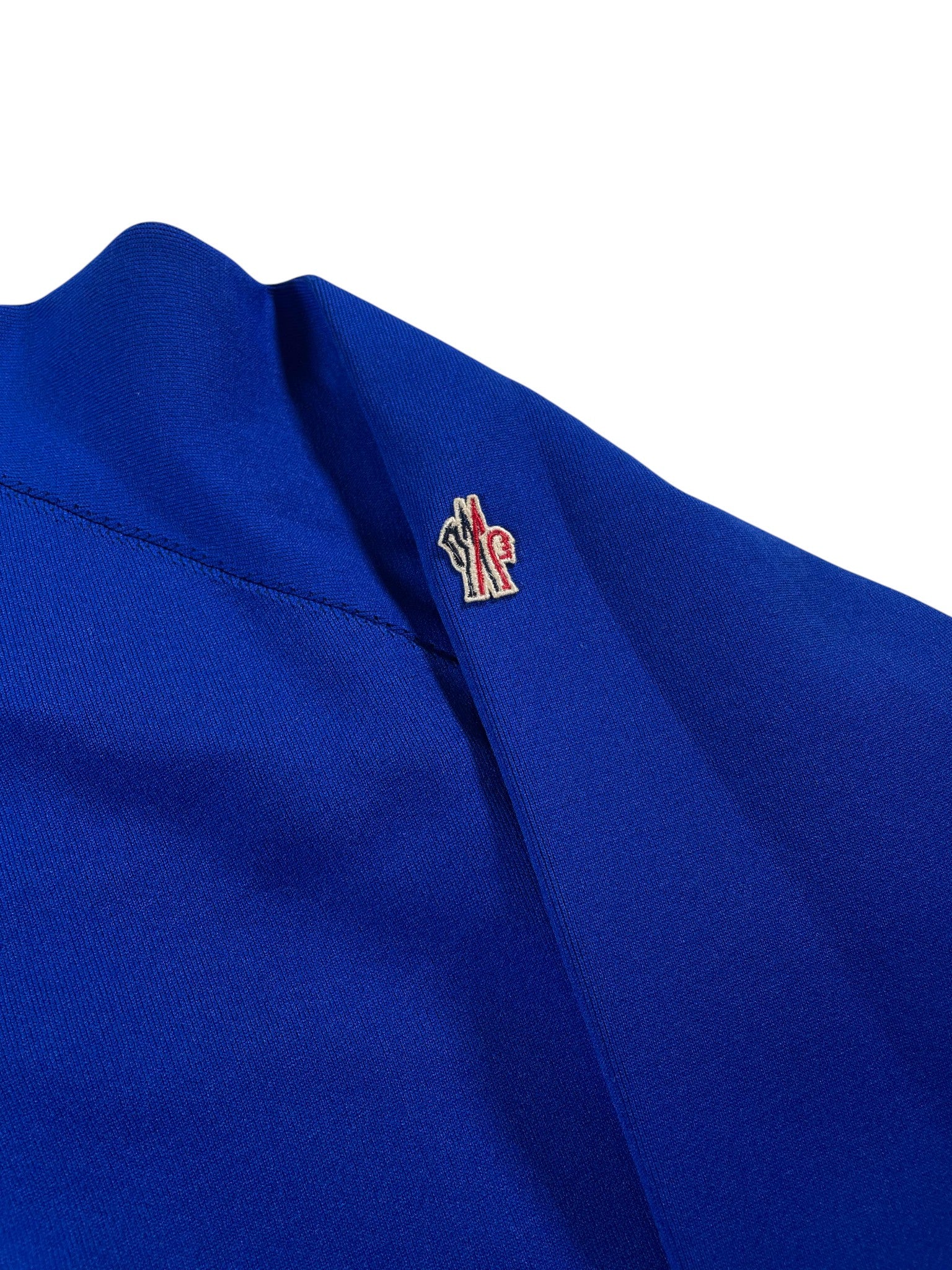 Moncler Blue & Red Maglione Tricot Sweater