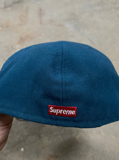 Supreme Fitted Navy Yellow Goat 7 1/2 Used