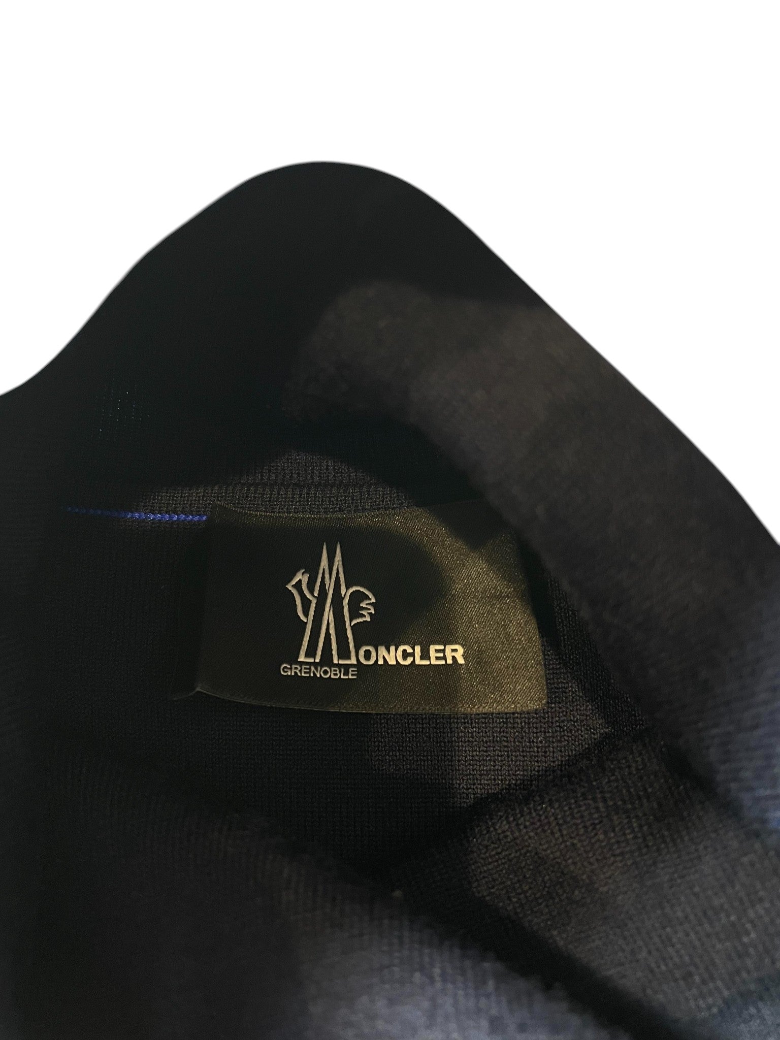 Moncler Blue & Red Maglione Tricot Sweater