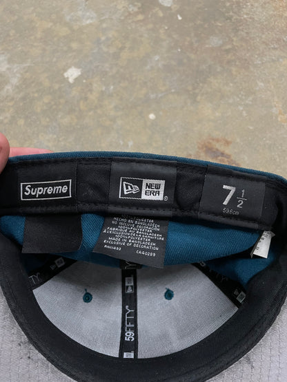Supreme Fitted Navy Yellow Goat 7 1/2 Used