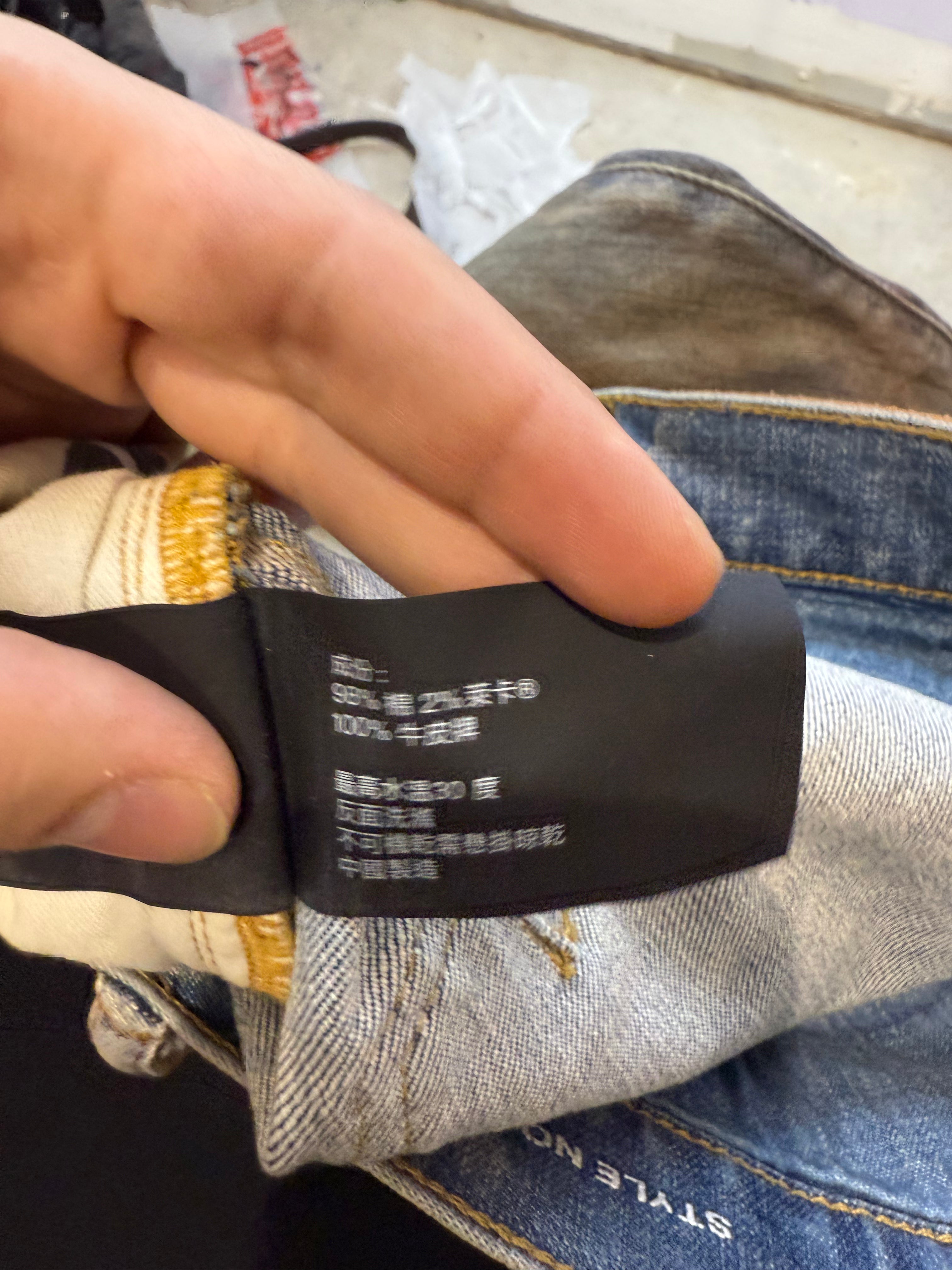 Purple Brand Multi Color Dye Jeans