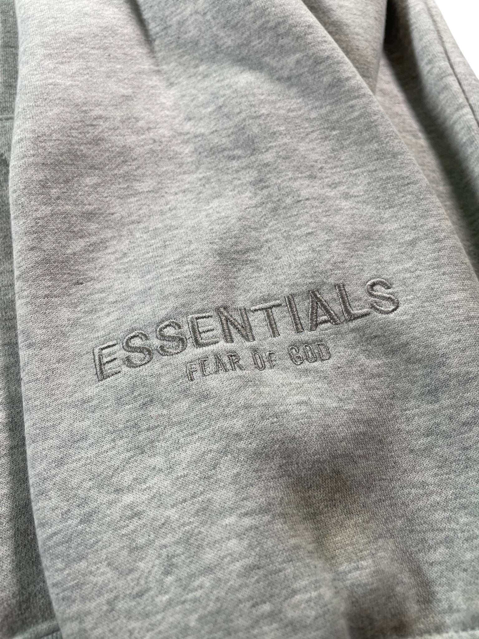 Essentials Light Oatmeal Plain Hoodie