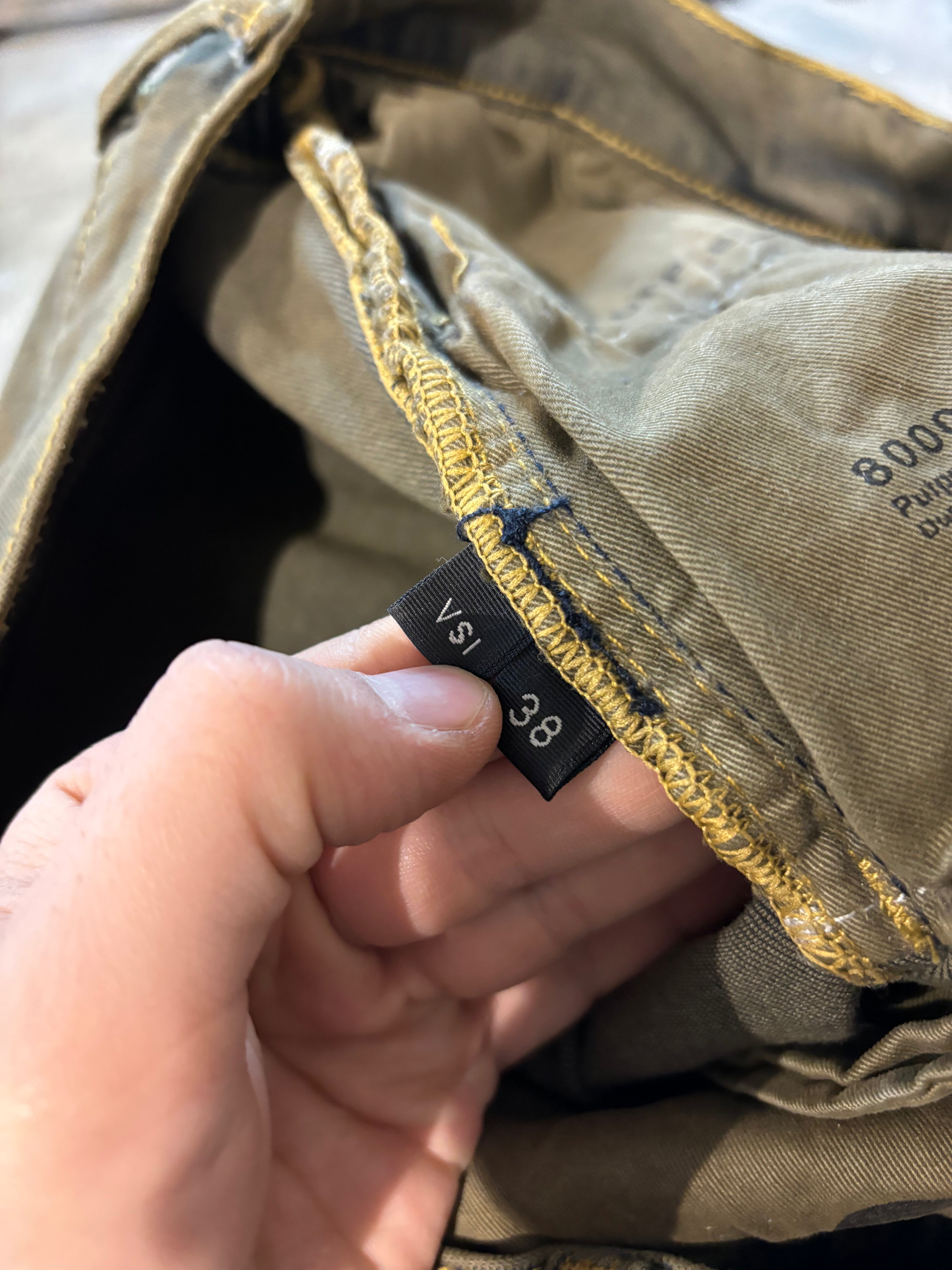 Purple Jeans Blue Brown Used 38