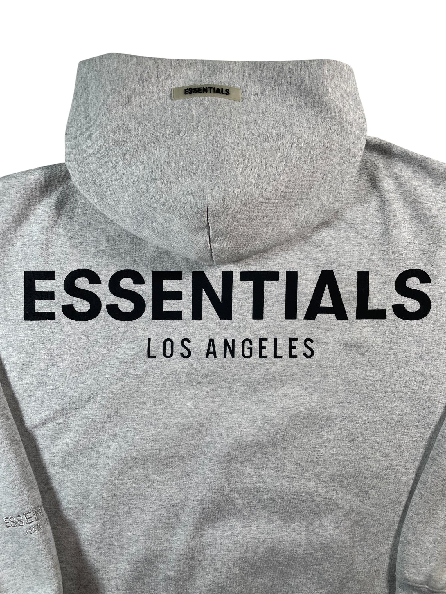Essentials Light Oatmeal Plain Hoodie