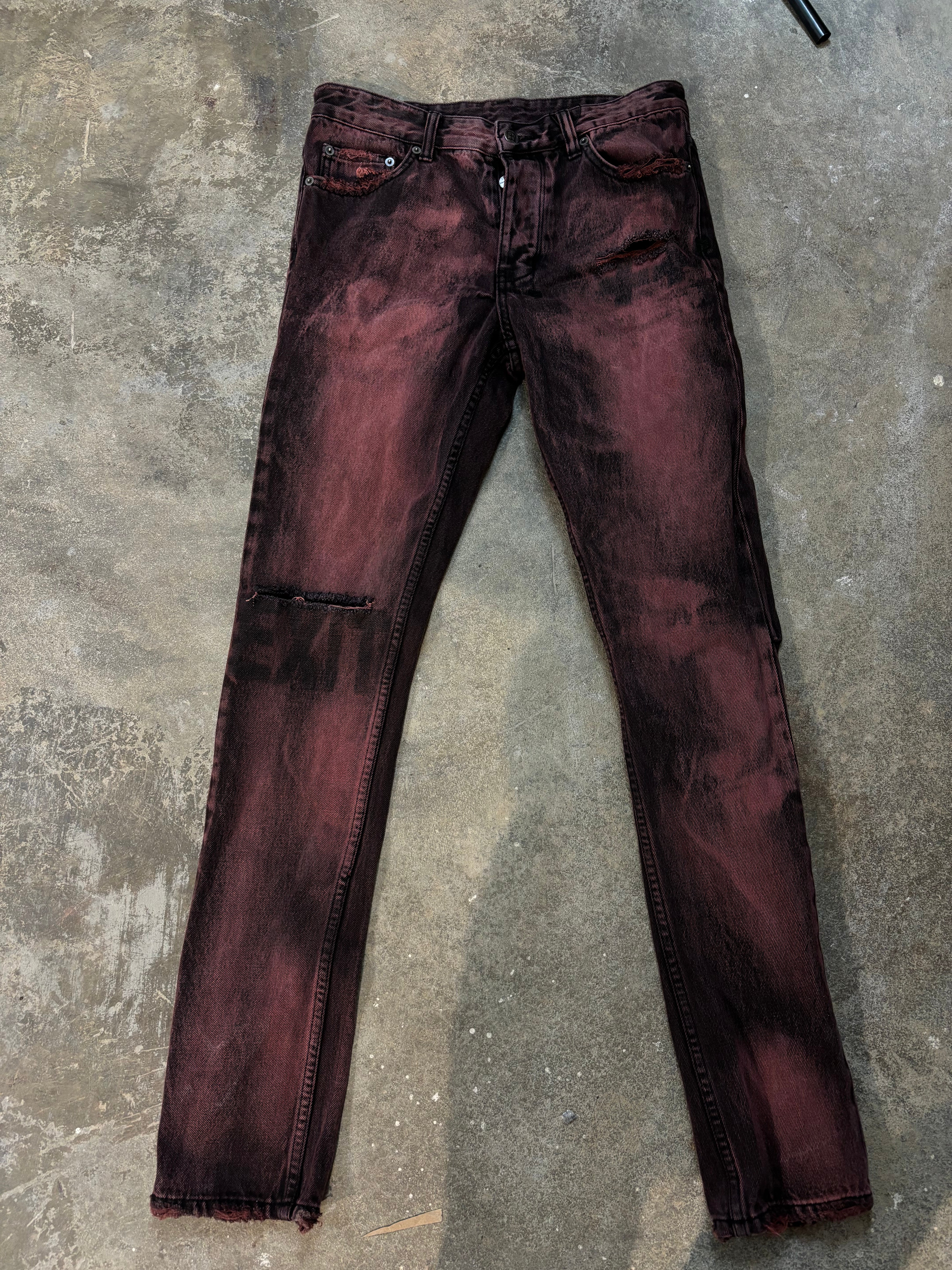 Ksubi Maroon Jeans