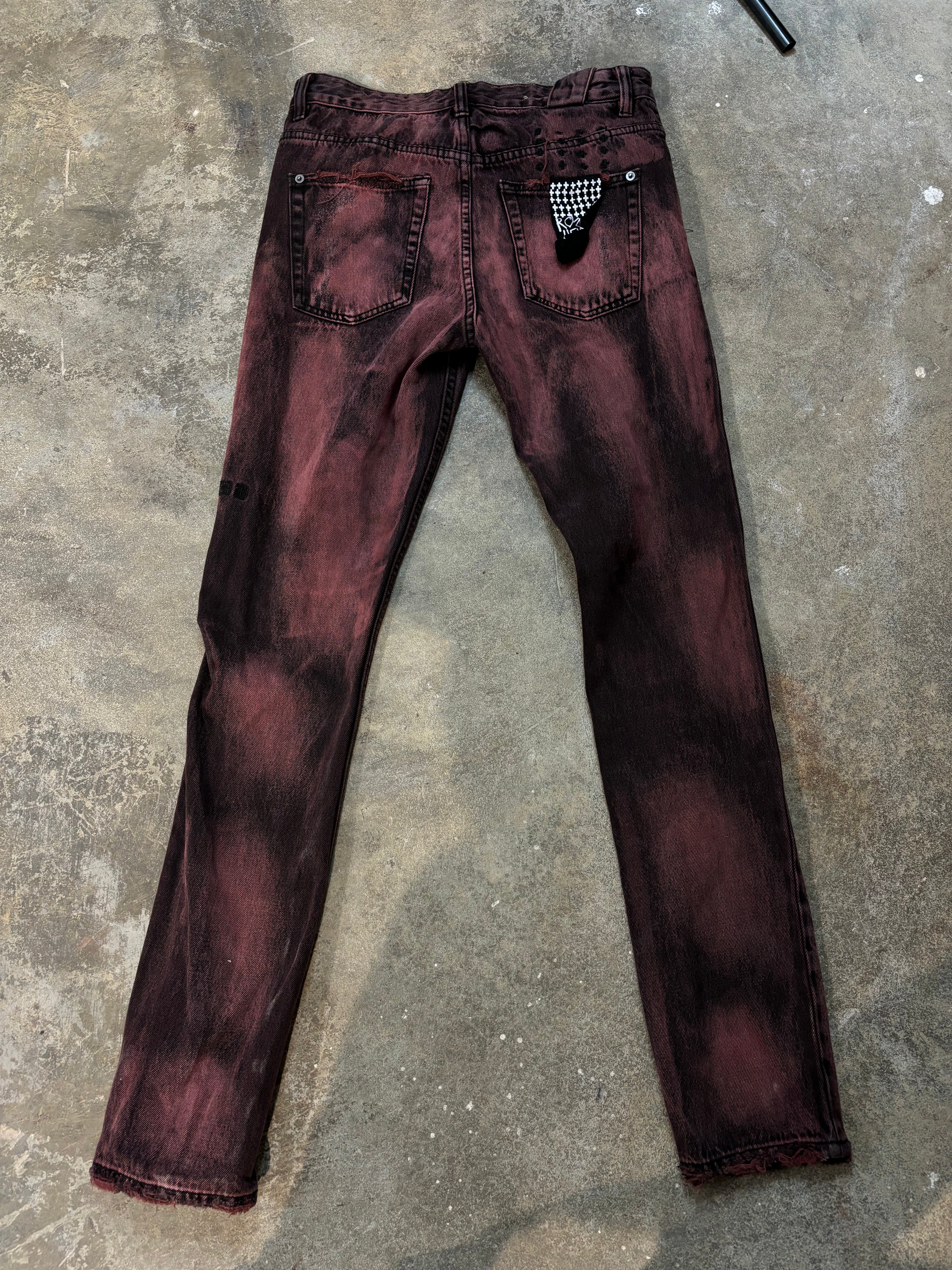 Ksubi Maroon Jeans