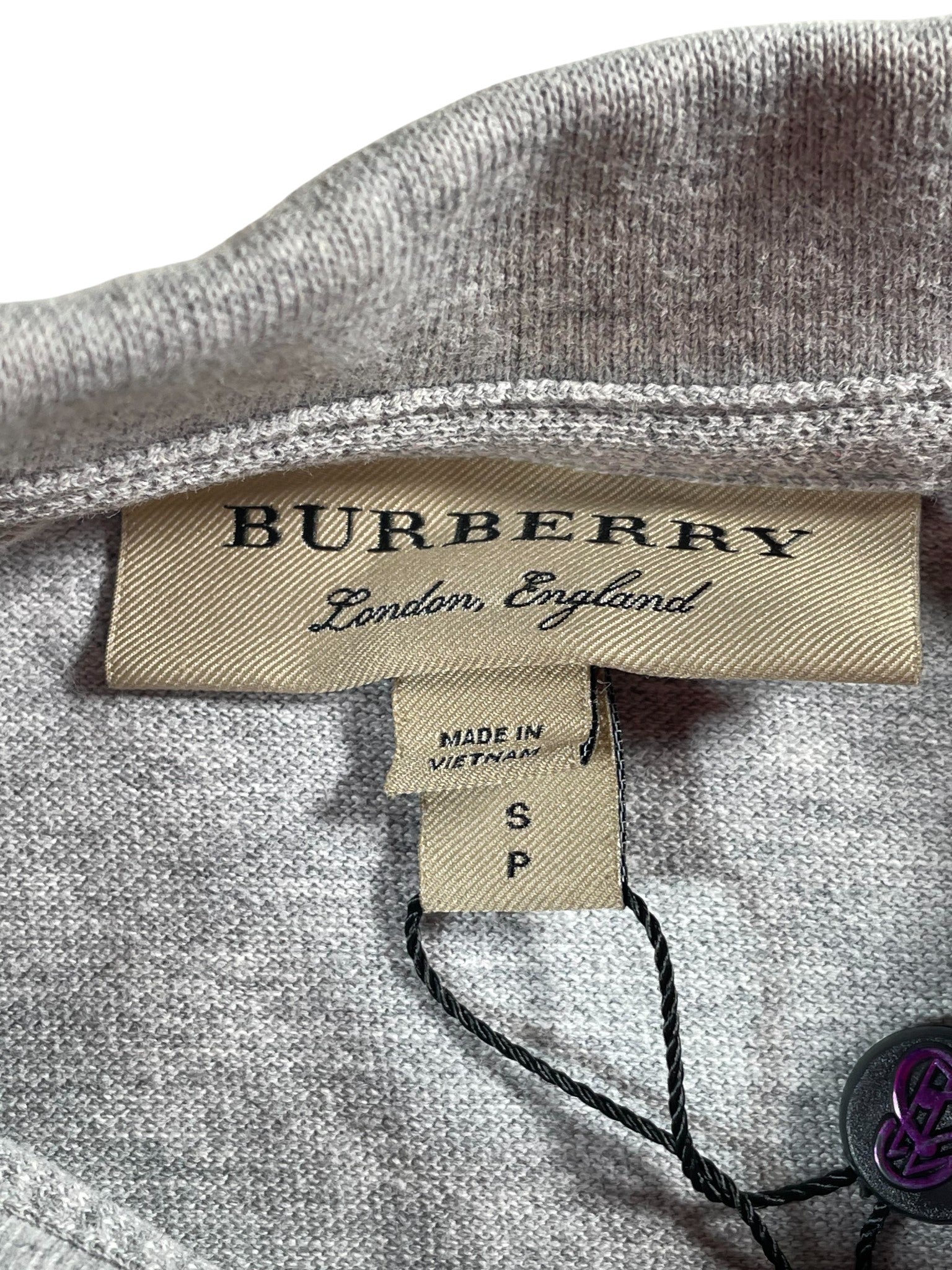 Burberry Grey Polo