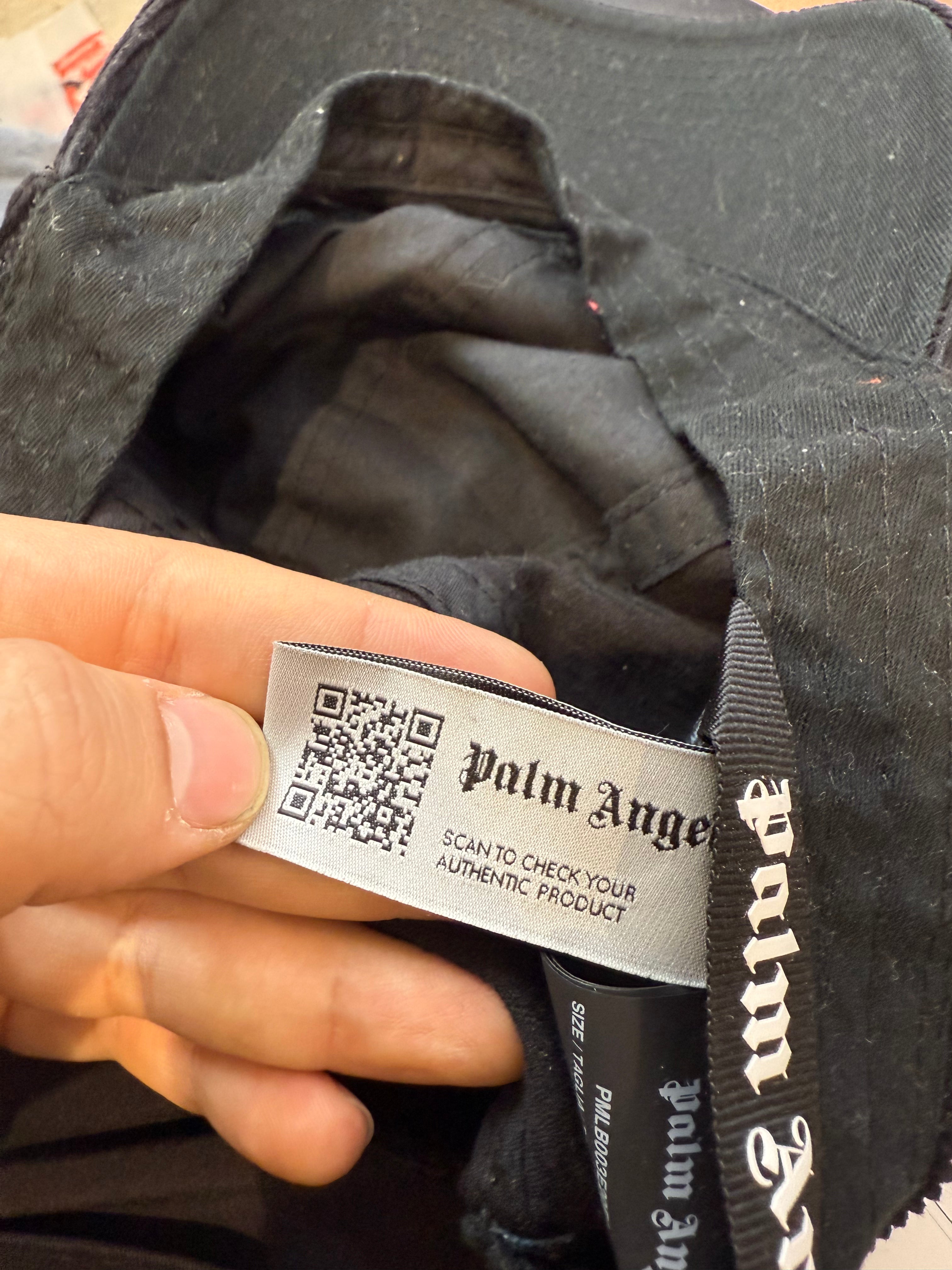 Palm Angels Corduroy Black Cap