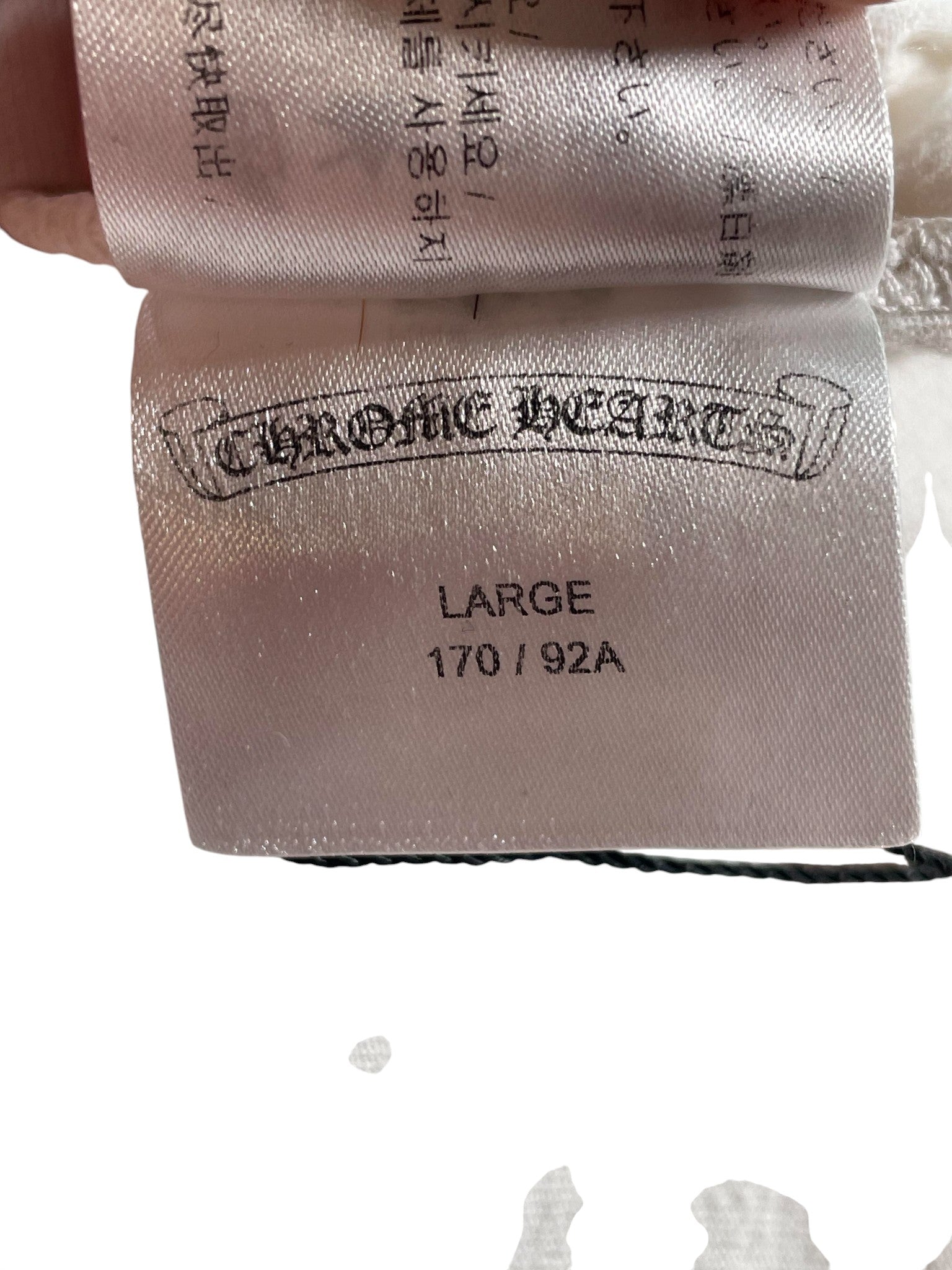 Chrome Hearts 'Dagger' White Tee