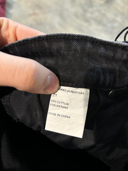 RTA Knee Patch Denim Grey New 29 With Tags
