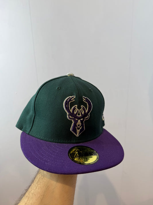New Era Milwaukee Bucks Rhinestone Cap