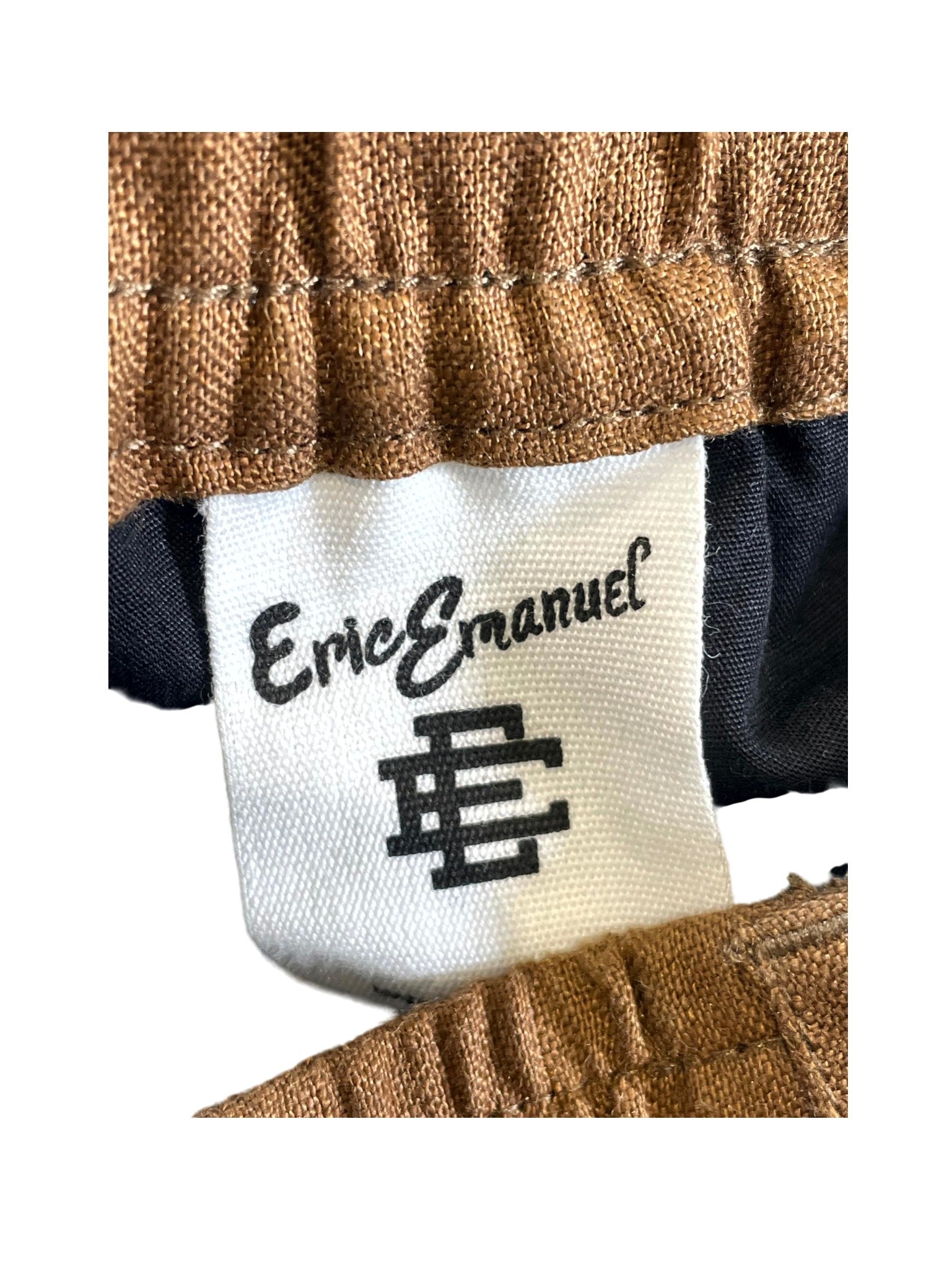 Eric Emanuel Linen Brown & Blue Pants