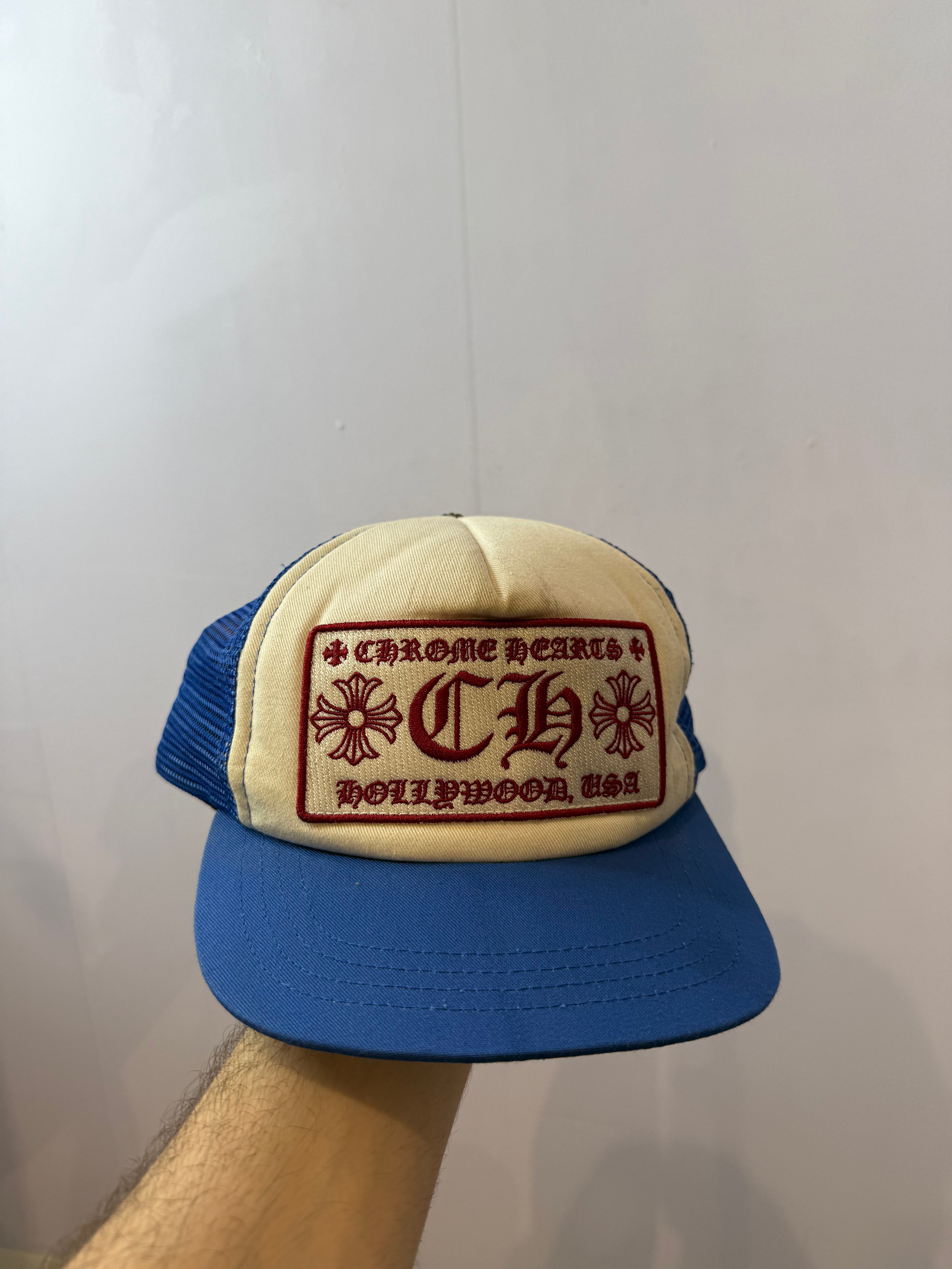 Chrome Hearts CH Hollywood RWB Trucker Hat