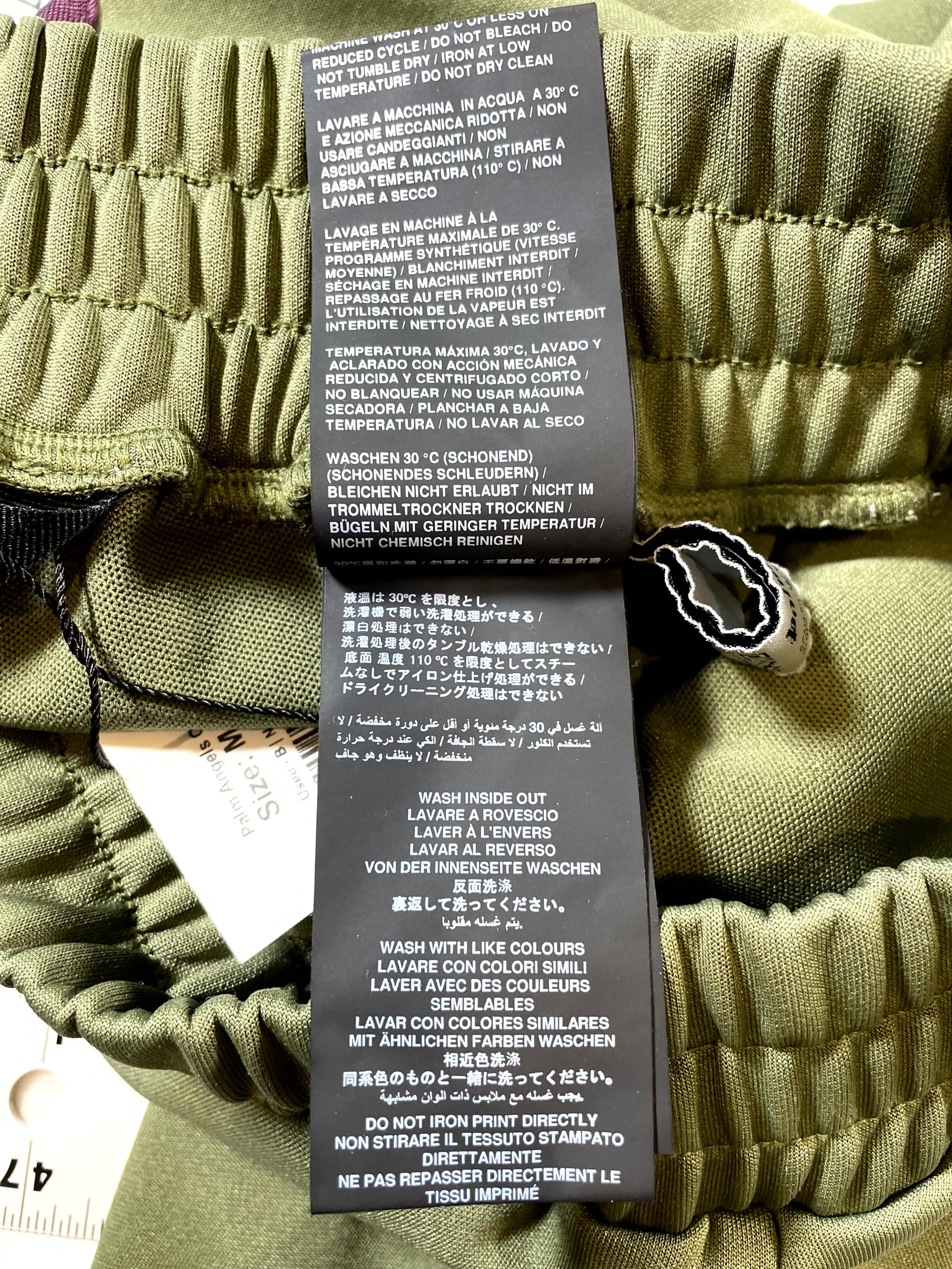 Palm Angels Olive & Purple Track Pants