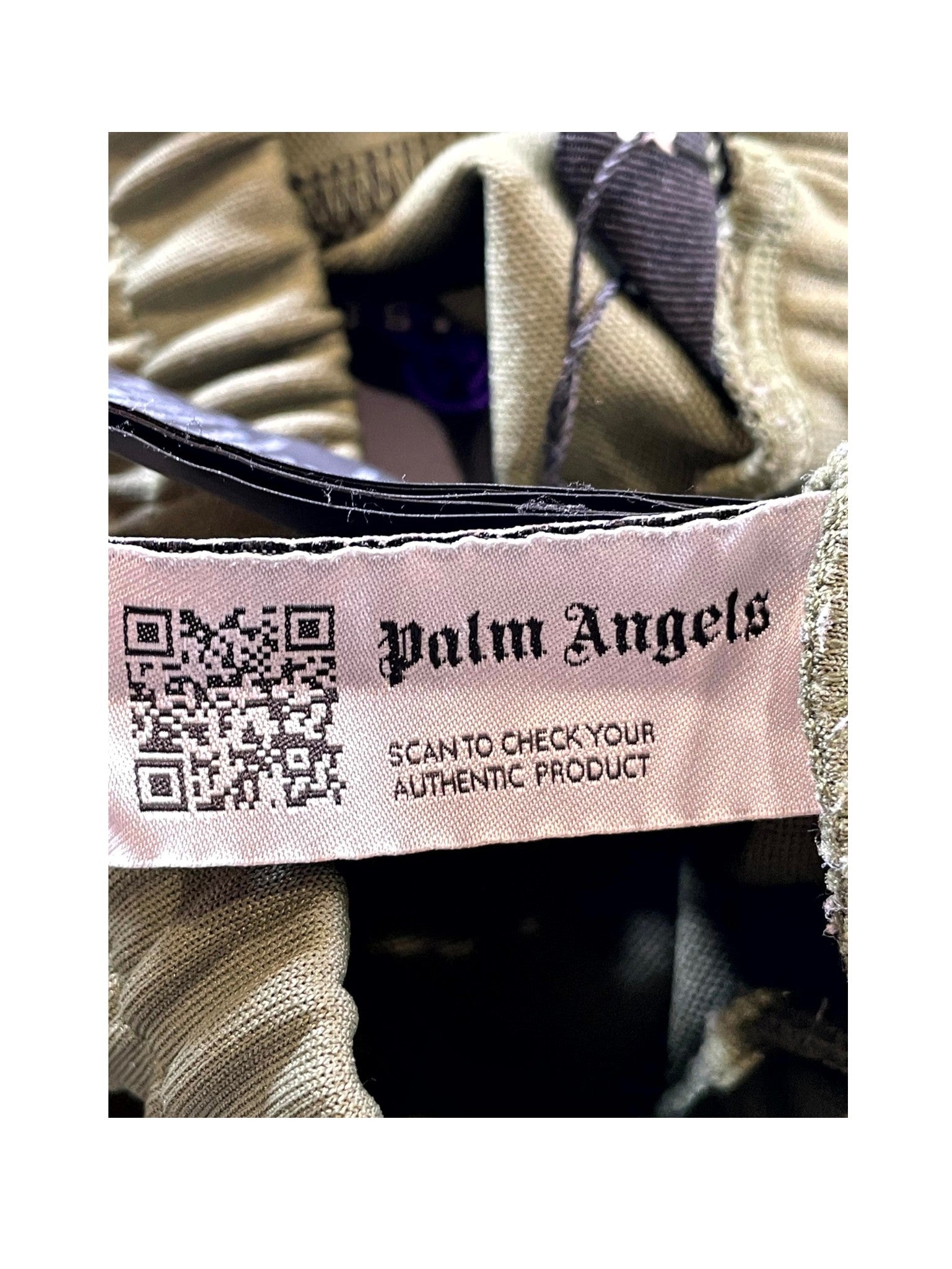 Palm Angels Olive & Purple Track Pants