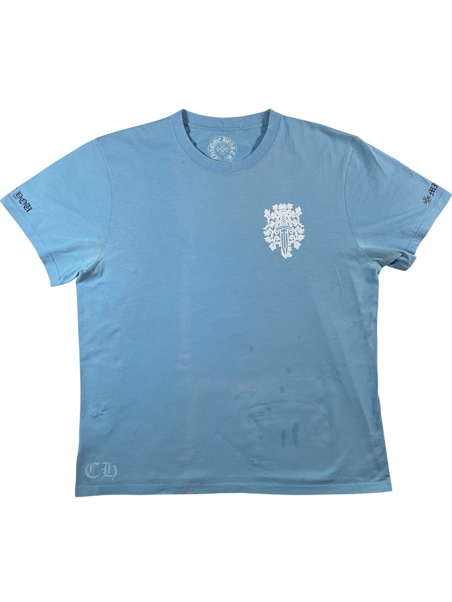 Chrome Hearts 'Miami Art Basel Vine Dagger' Baby Blue Tee