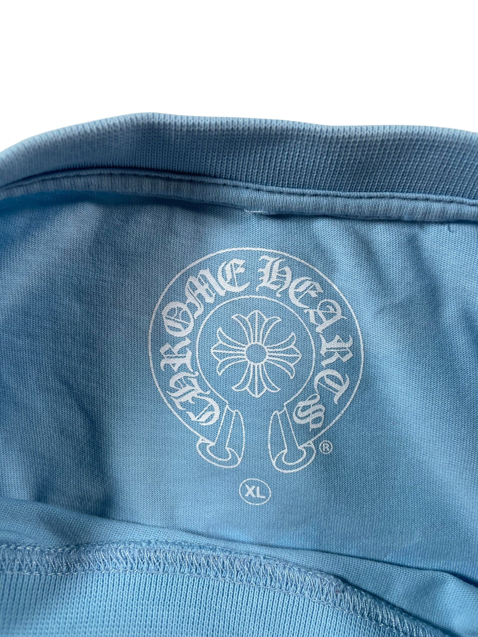 Chrome Hearts 'Miami Art Basel Vine Dagger' Baby Blue Tee