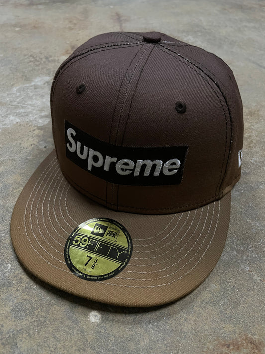 Supreme New Era Fitted Brown New 7 3/8