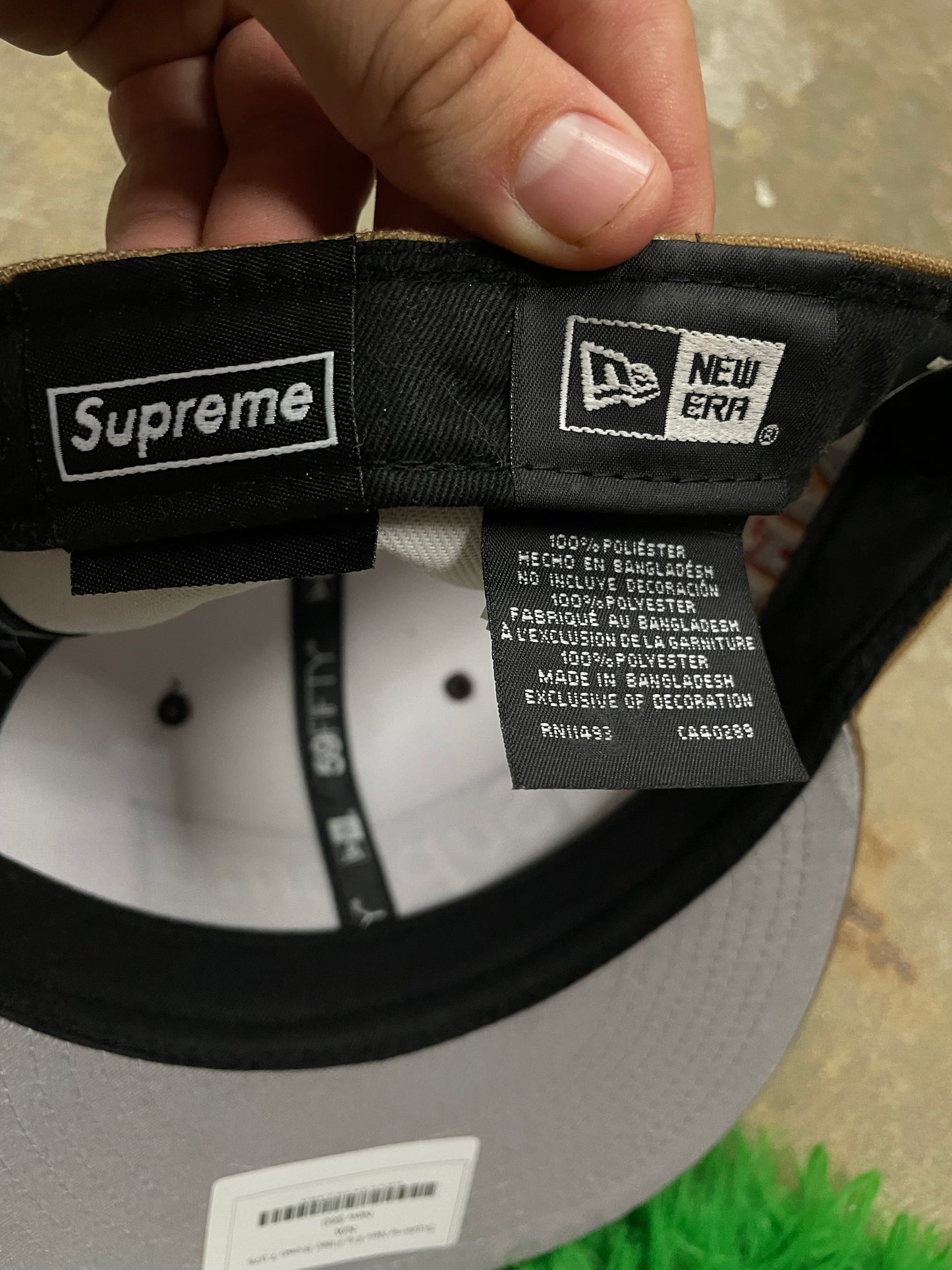 Supreme New Era Fitted Brown New 7 3/8