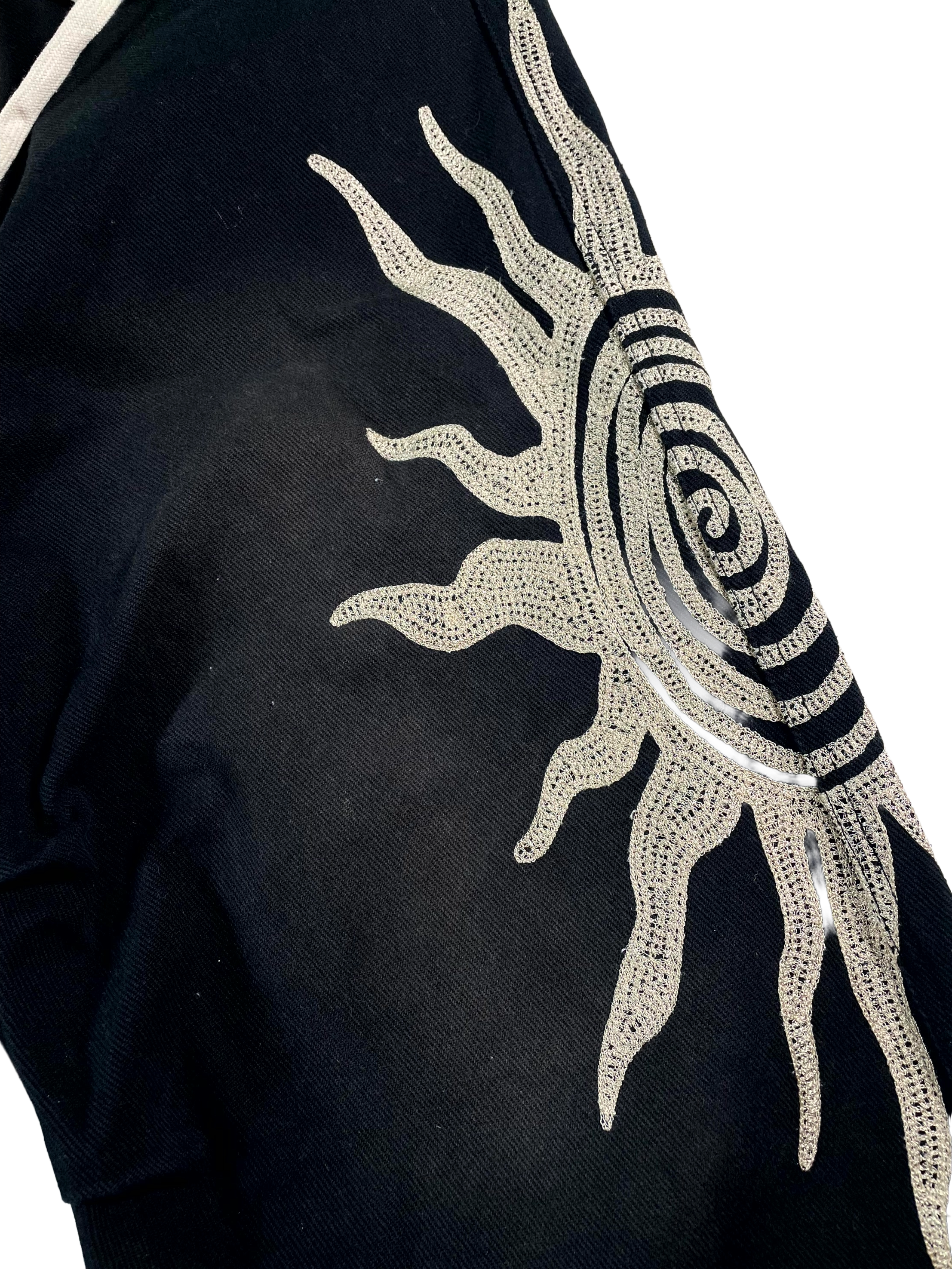 Vale Sun Logo Cargo Black Pants