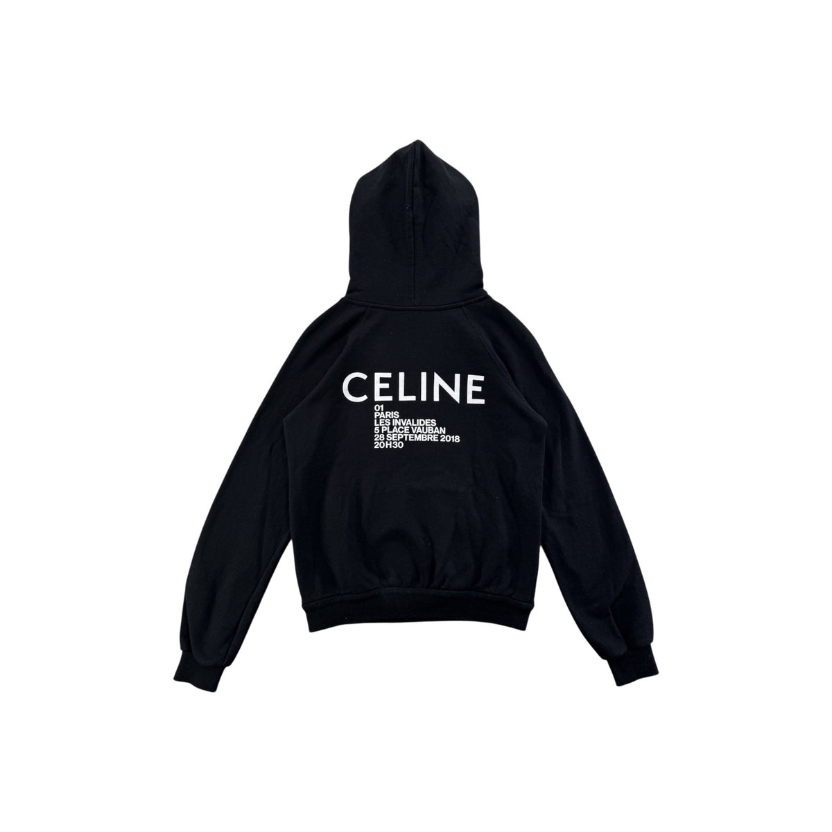 Celine Logo (Women's) Black & White Hoodie