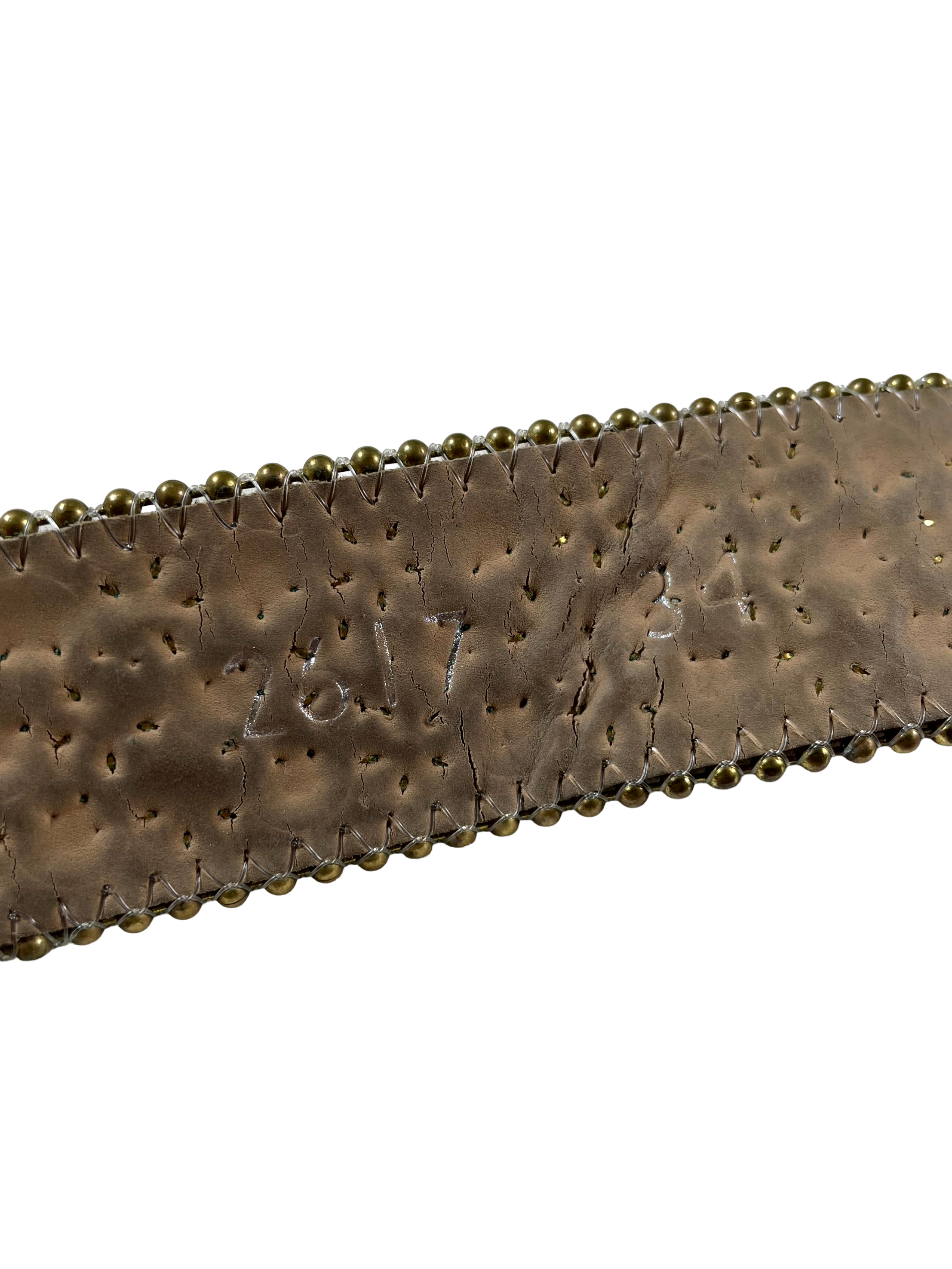 BB Simon Cowboy Tan Gold (Missing Studs) Belt