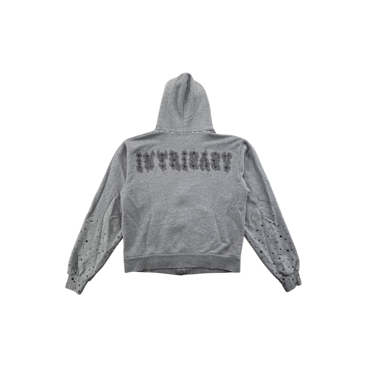 Lost Intricacy Patch 2.0 Grey Zip Up Gray Hoodie