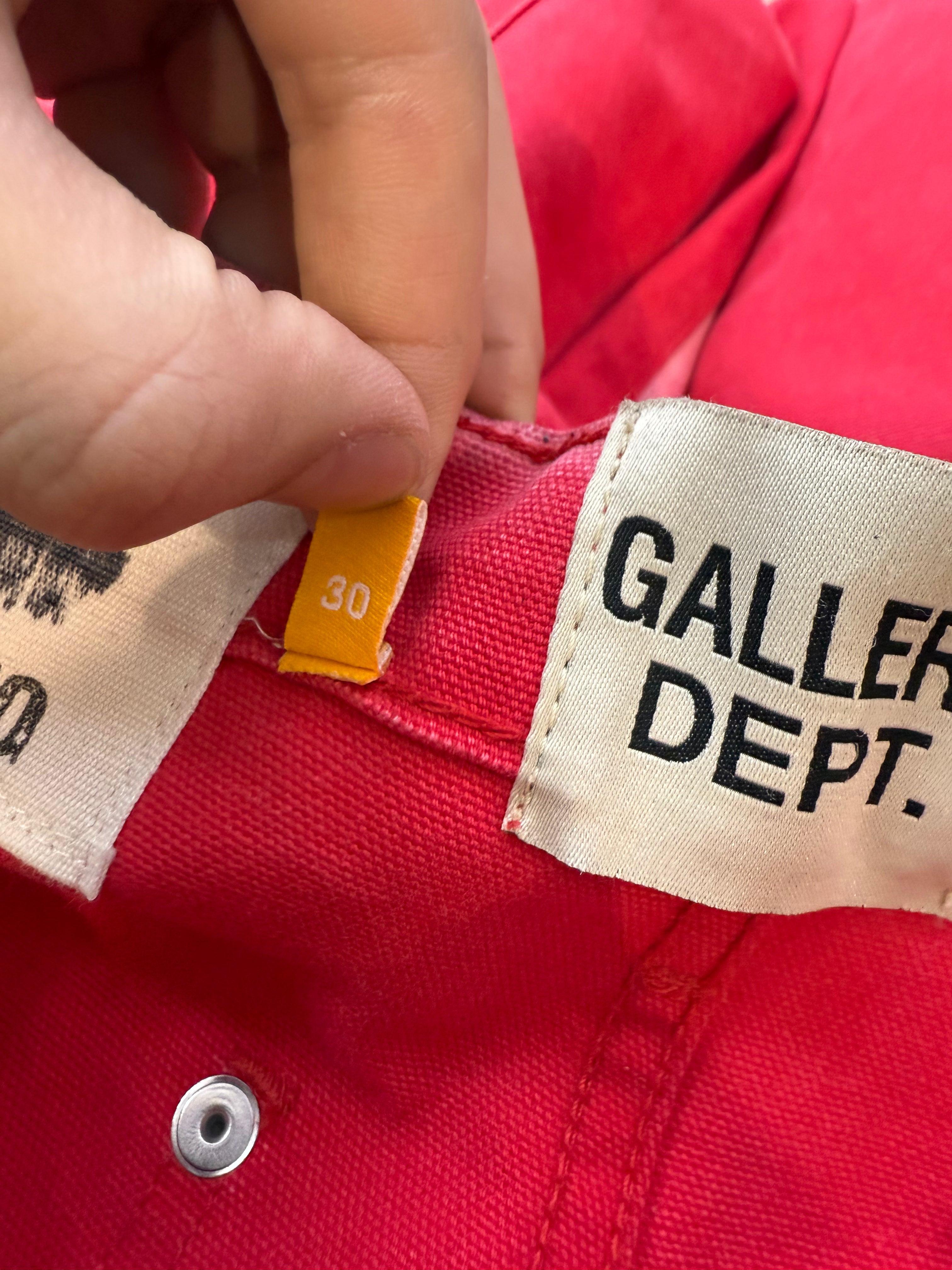 Gallery Dept Red Flare Carpenter Pants