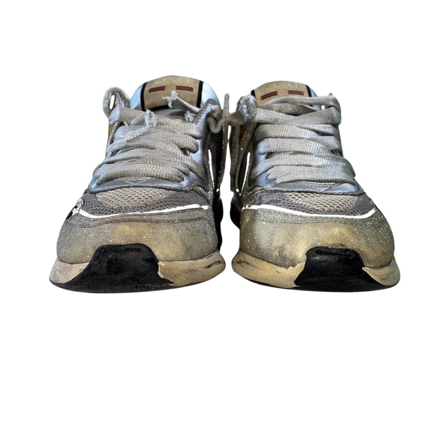 Gucci "Ultra Space" Silver Sneakers