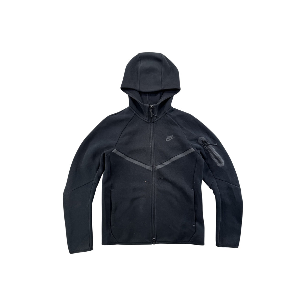 Nike Tech Zip Up Black Hoodie