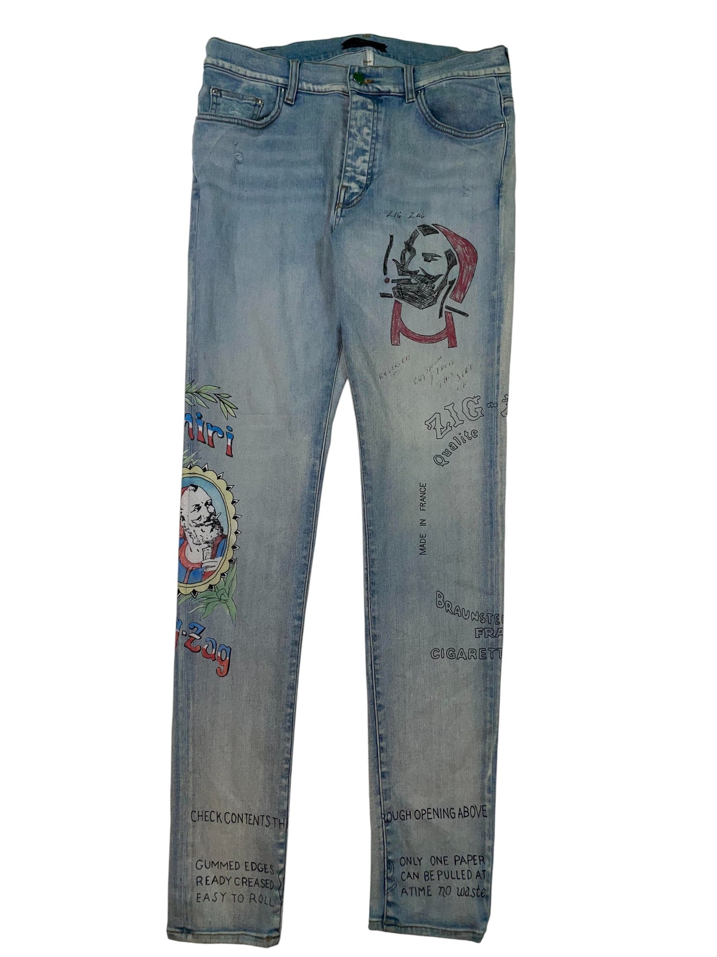 Amiri Thrasher Zig Zag Jeans
