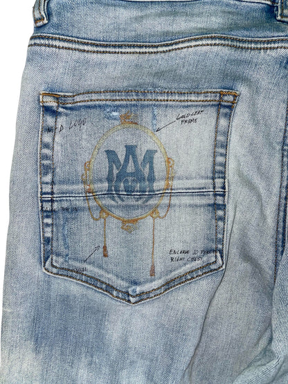 Amiri Thrasher Zig Zag Jeans