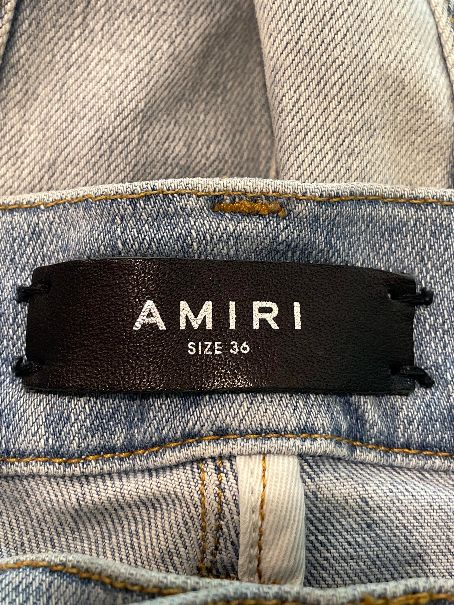 Amiri Thrasher Zig Zag Jeans